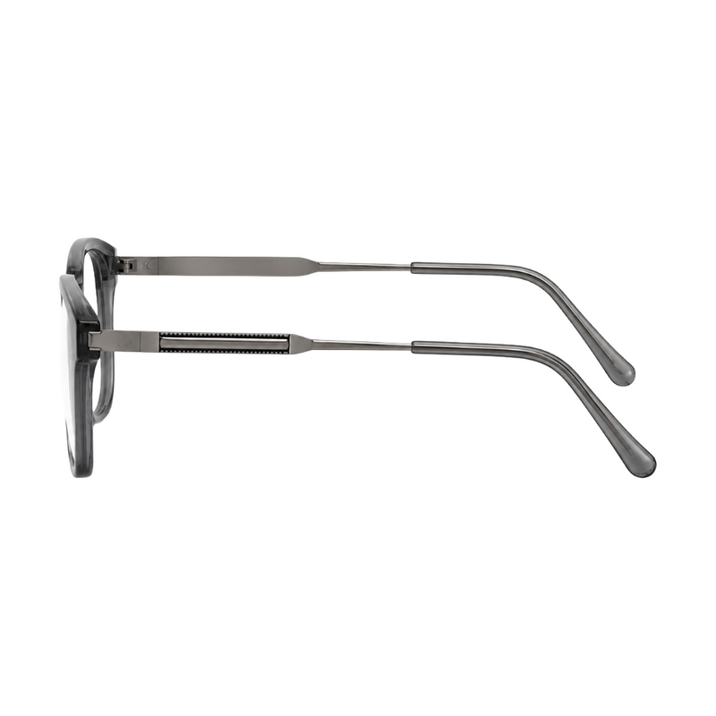OS Hunter 66917 | Bold Square Acetate Eyeglasses with Metal Temples-zoom-