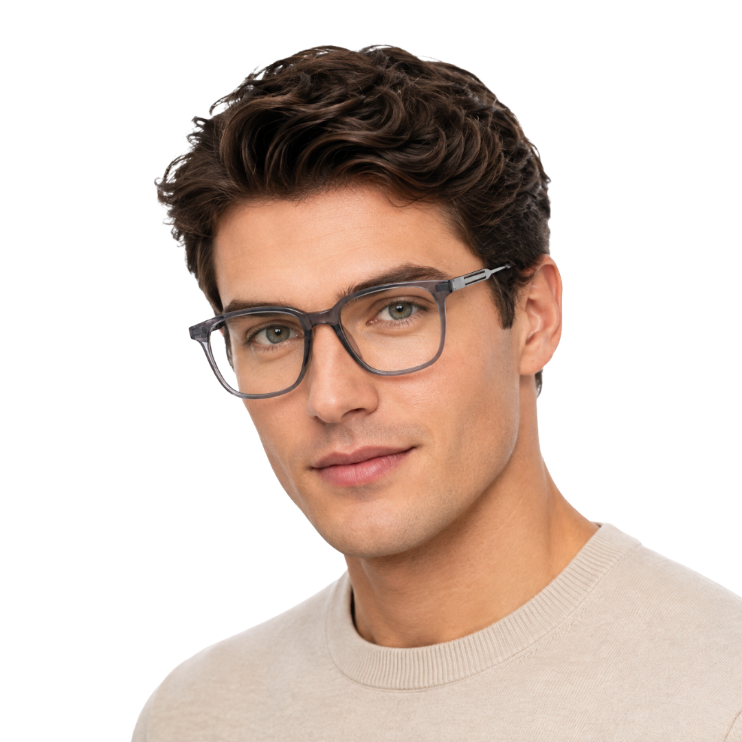 OS Hunter 66917 | Bold Square Acetate Eyeglasses with Metal Temples-79