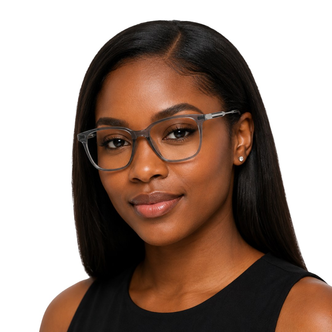 OS Hunter 66917 | Bold Square Acetate Eyeglasses with Metal Temples-zoom-80