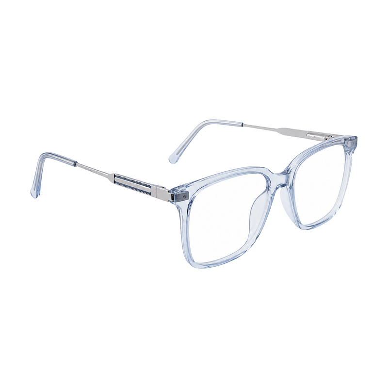 OS Hunter 66917 | Bold Square Acetate Eyeglasses with Metal Temples-zoom-