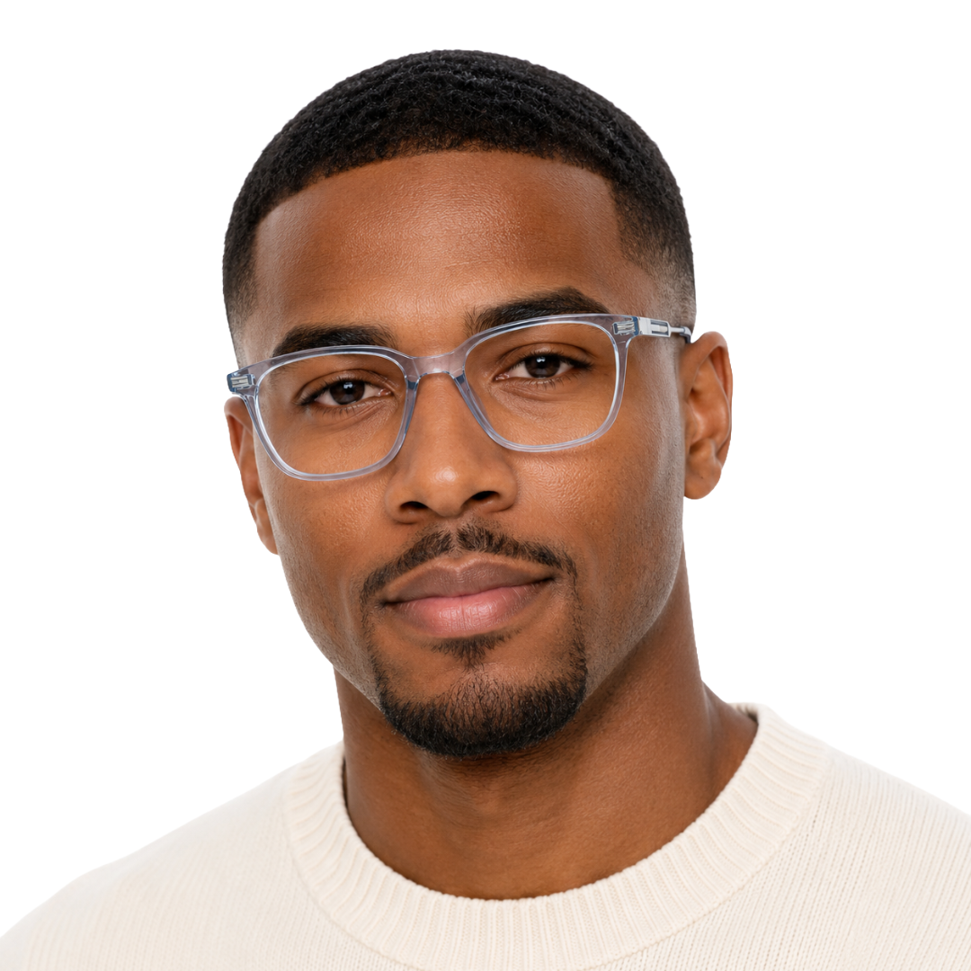 OS Hunter 66917 | Bold Square Acetate Eyeglasses with Metal Temples-zoom-90