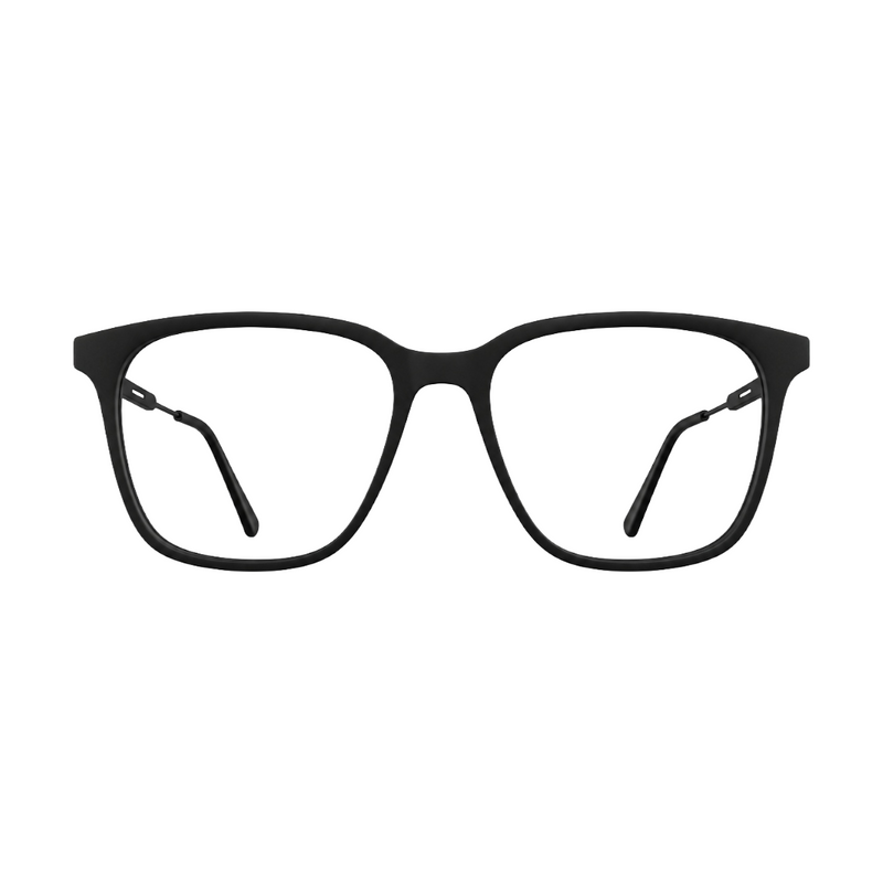 OS Hunter 66917 | Bold Square Acetate Eyeglasses with Metal Temples-zoom-