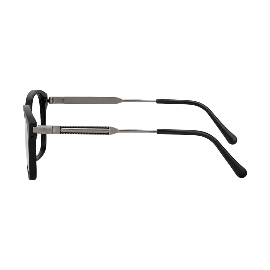 OS Hunter 66917 | Bold Square Acetate Eyeglasses with Metal Temples-zoom-66