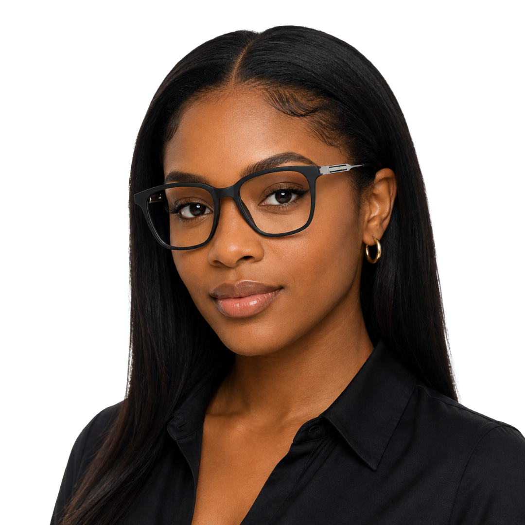 OS Hunter 66917 | Bold Square Acetate Eyeglasses with Metal Temples-zoom-71