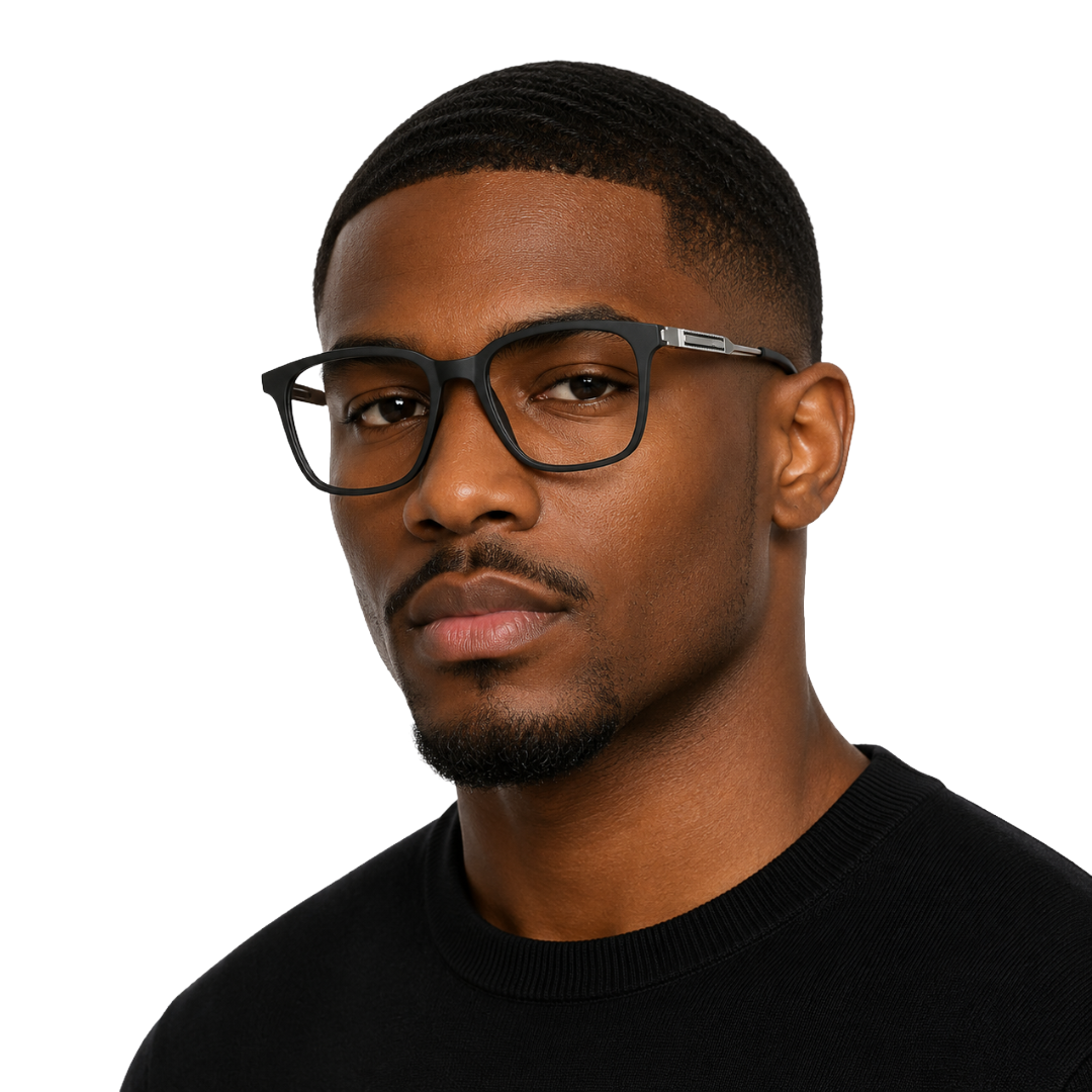OS Hunter 66917 | Bold Square Acetate Eyeglasses with Metal Temples-72