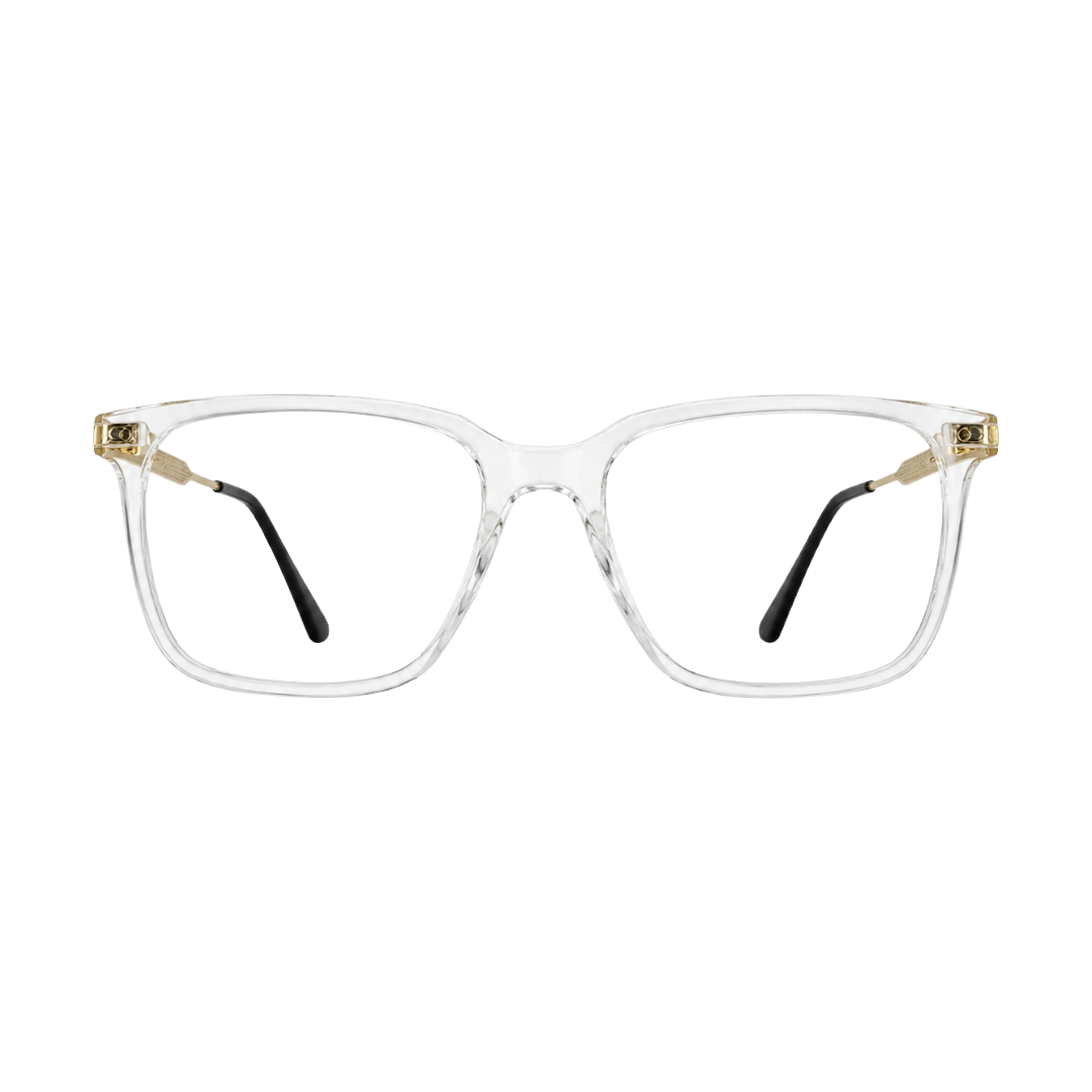 OS Hunter 66917 | Bold Square Acetate Eyeglasses with Metal Temples-zoom-3