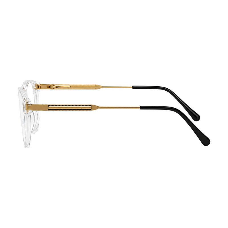 OS Hunter 66917 | Bold Square Acetate Eyeglasses with Metal Temples-zoom-