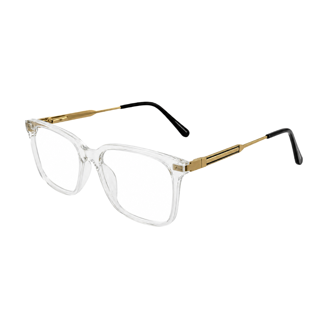 OS Hunter 66917 | Bold Square Acetate Eyeglasses with Metal Temples-zoom-11