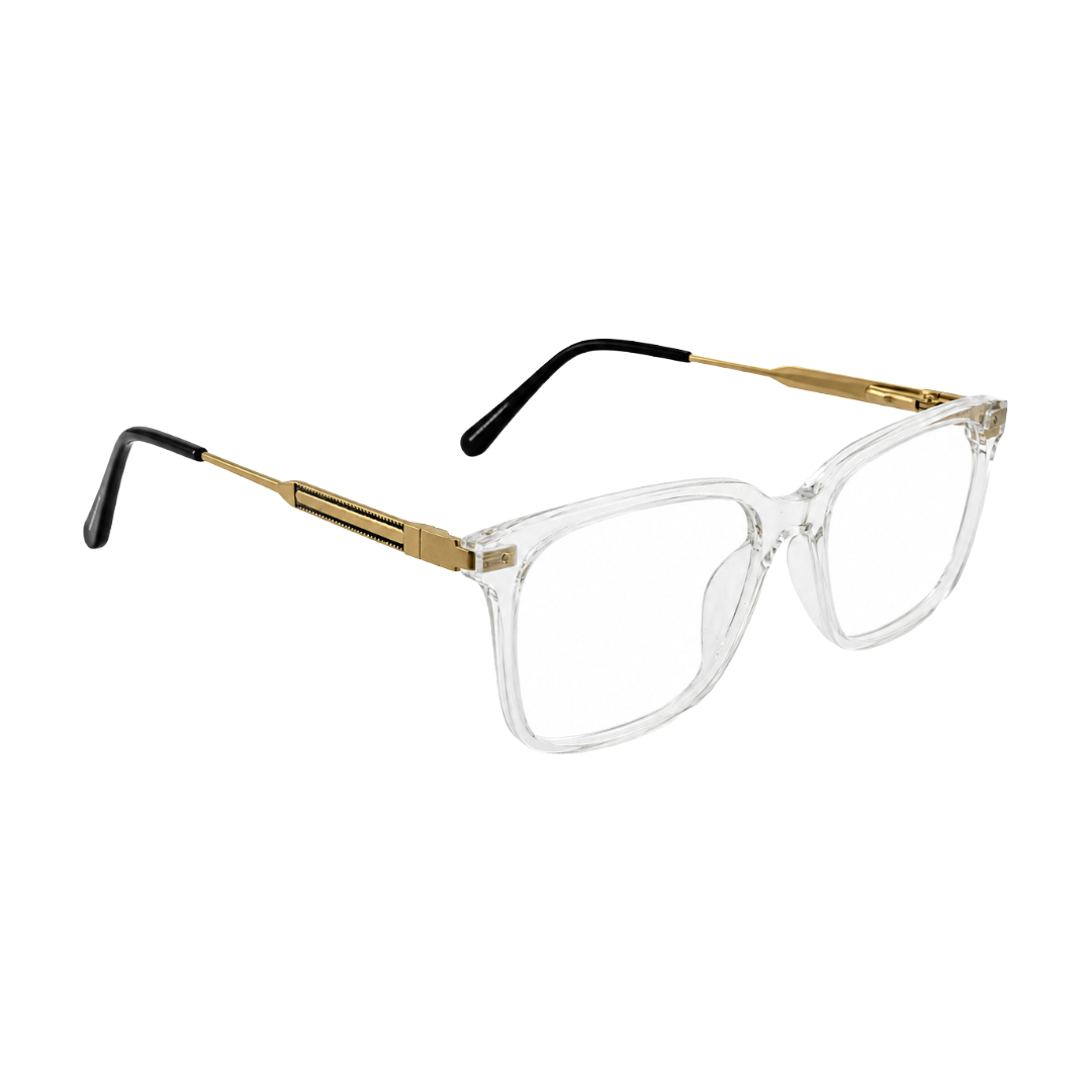 OS Hunter 66917 | Bold Square Acetate Eyeglasses with Metal Temples-zoom-14