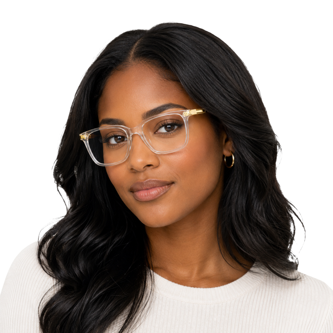 OS Hunter 66917 | Bold Square Acetate Eyeglasses with Metal Temples-17