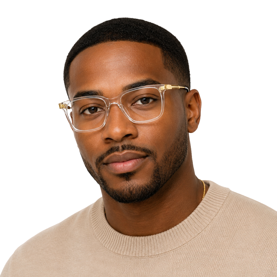 OS Hunter 66917 | Bold Square Acetate Eyeglasses with Metal Temples-zoom-18