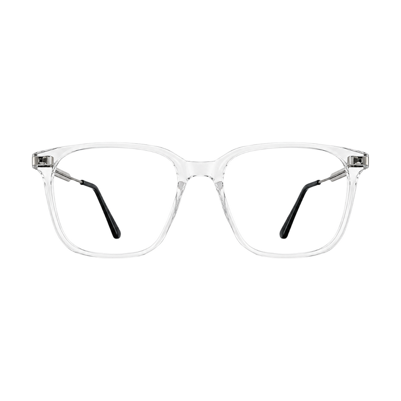 OS Hunter 66917 | Bold Square Acetate Eyeglasses with Metal Temples-zoom-