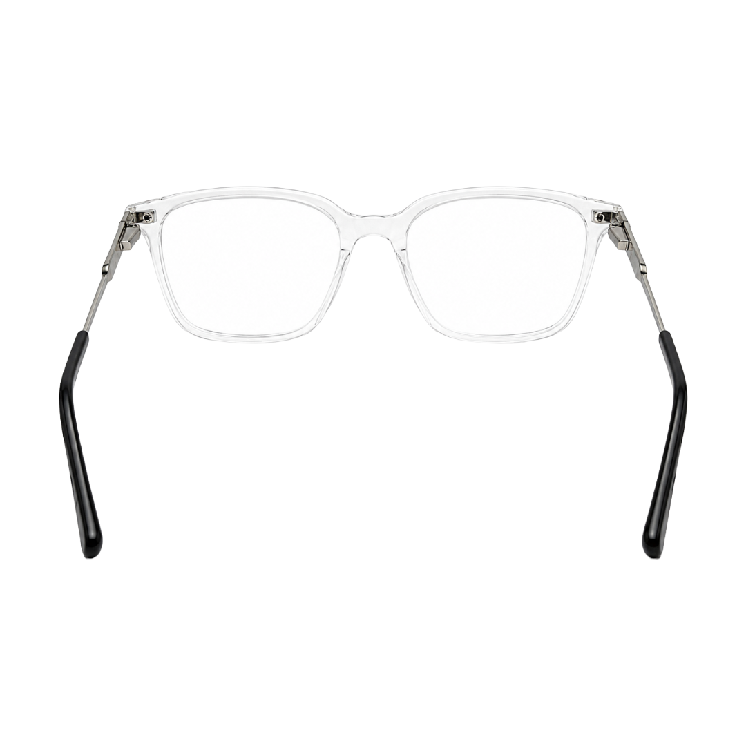 OS Hunter 66917 | Bold Square Acetate Eyeglasses with Metal Temples-zoom-94