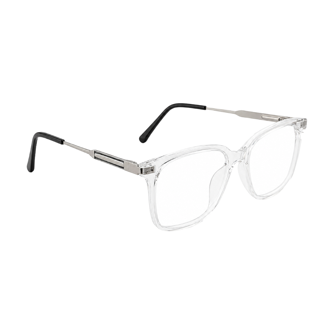OS Hunter 66917 | Bold Square Acetate Eyeglasses with Metal Temples-zoom-95