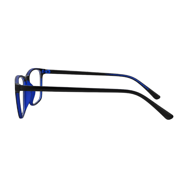 OS JJ Frame 2438 Lightweight Rectangular Eyeglass Frame – Full-Rim Acetate Prescription Glasses-zoom-