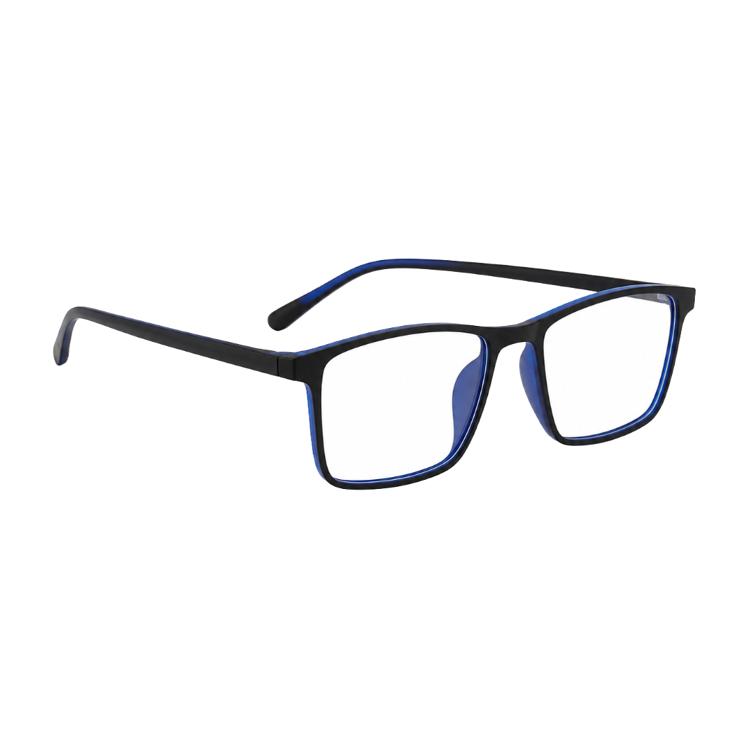 OS JJ Frame 2438 Lightweight Rectangular Eyeglass Frame – Full-Rim Acetate Prescription Glasses-59