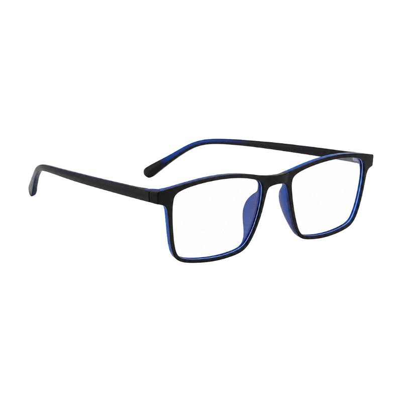 OS JJ Frame 2438 Lightweight Rectangular Eyeglass Frame – Full-Rim Acetate Prescription Glasses-zoom-