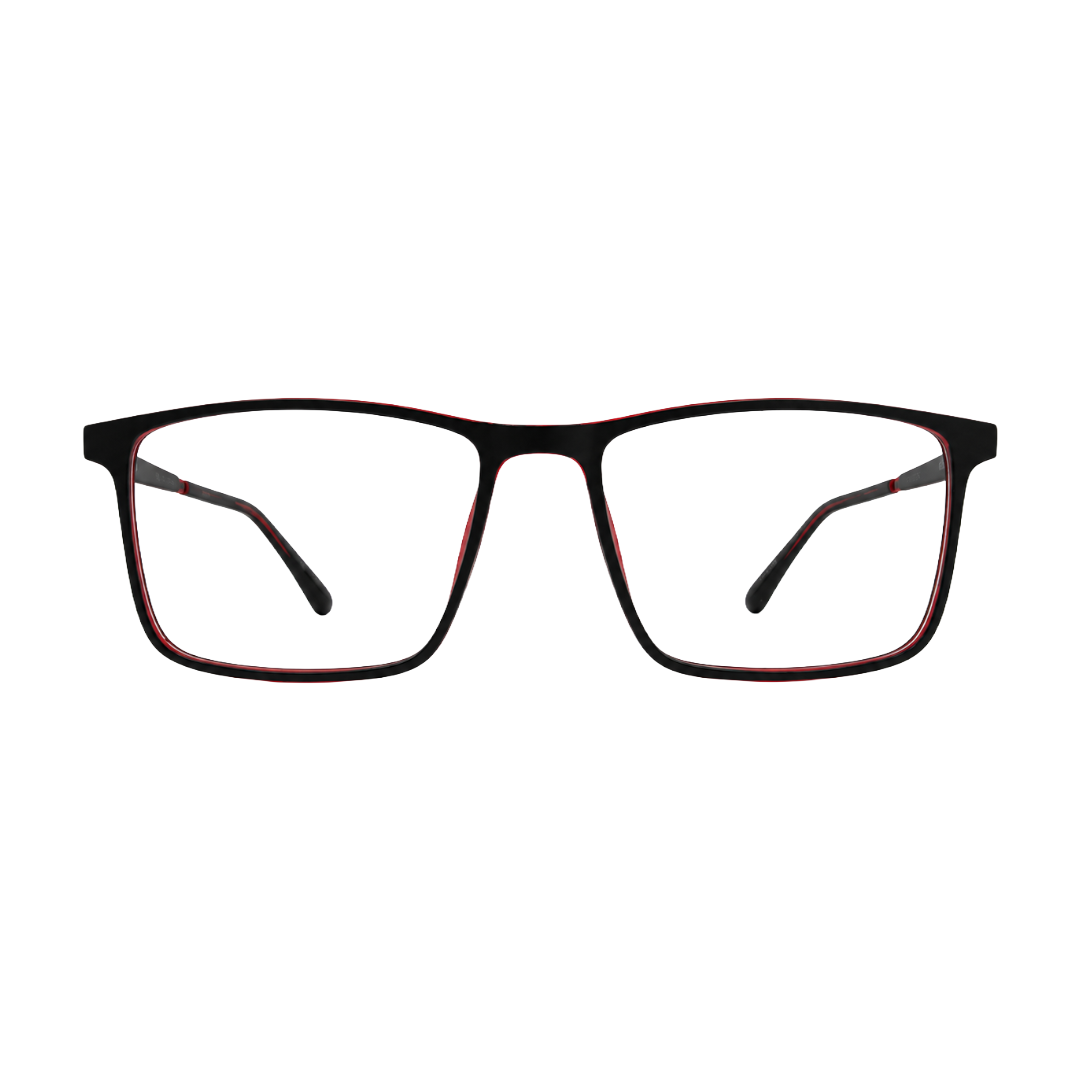 OS JJ Frame 2438 Lightweight Rectangular Eyeglass Frame – Full-Rim Acetate Prescription Glasses-zoom-1