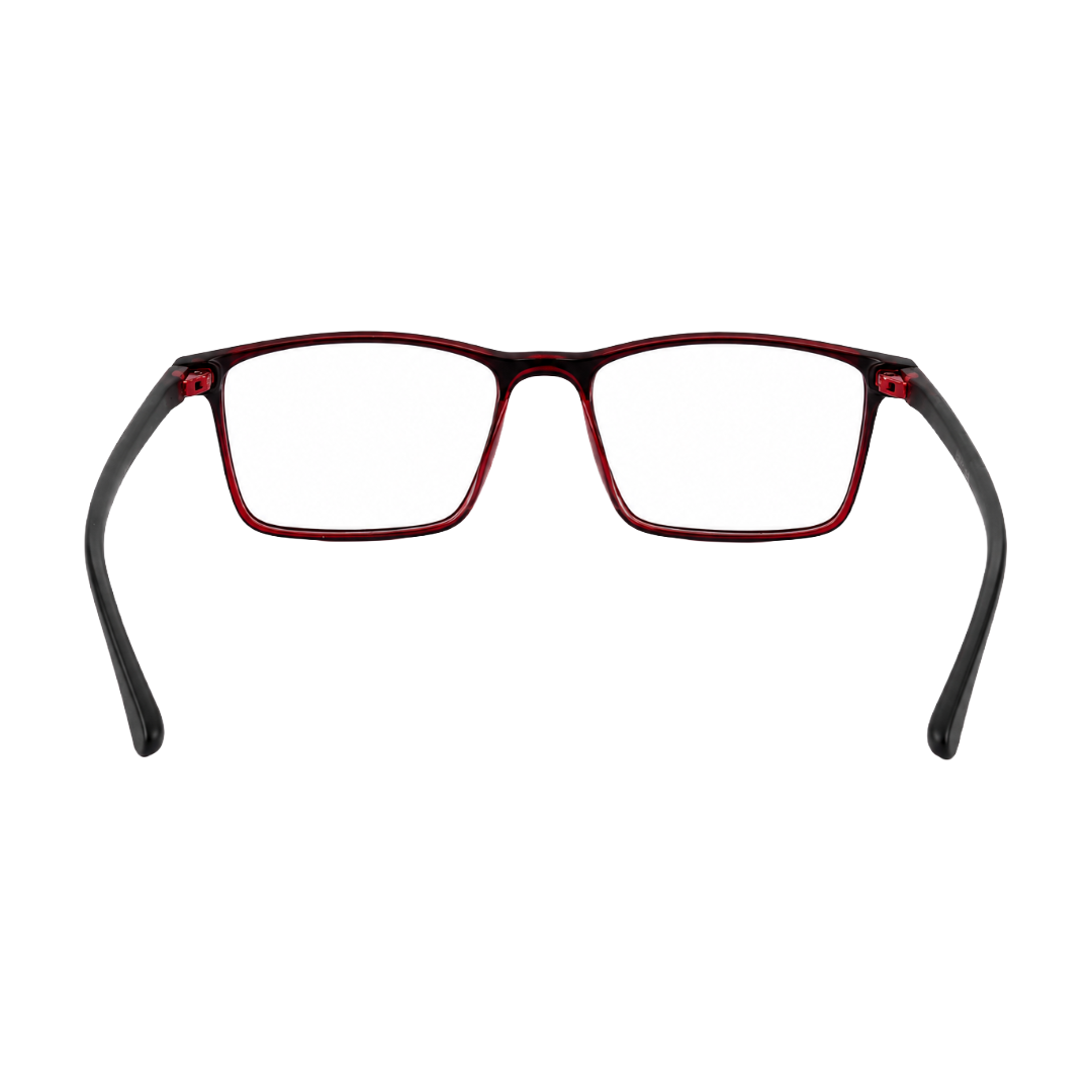 OS JJ Frame 2438 Lightweight Rectangular Eyeglass Frame – Full-Rim Acetate Prescription Glasses-zoom-4