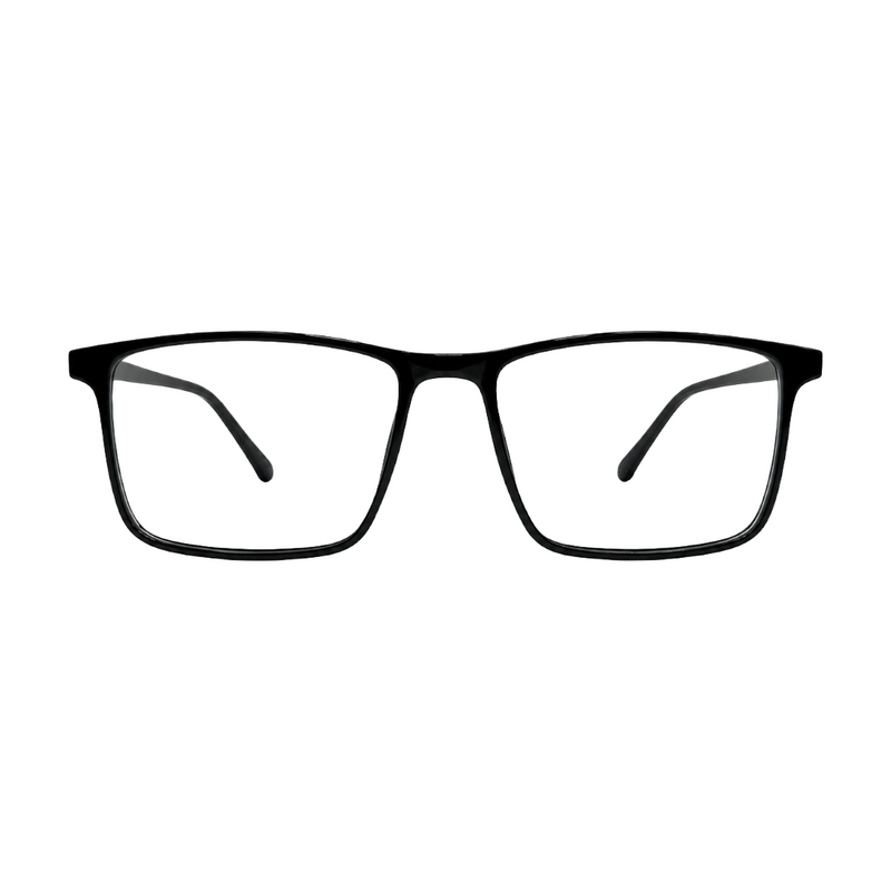 OS JJ Frame 2438 Lightweight Rectangular Eyeglass Frame – Full-Rim Acetate Prescription Glasses-zoom-