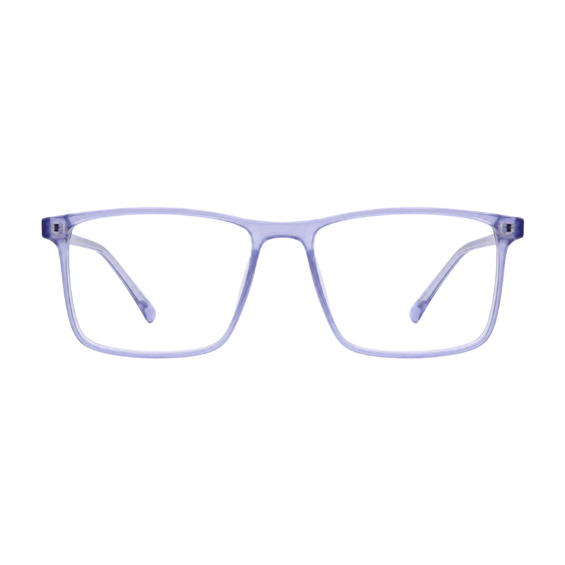 OS JJ Frame 2438 Lightweight Rectangular Eyeglass Frame – Full-Rim Acetate Prescription Glasses-zoom-