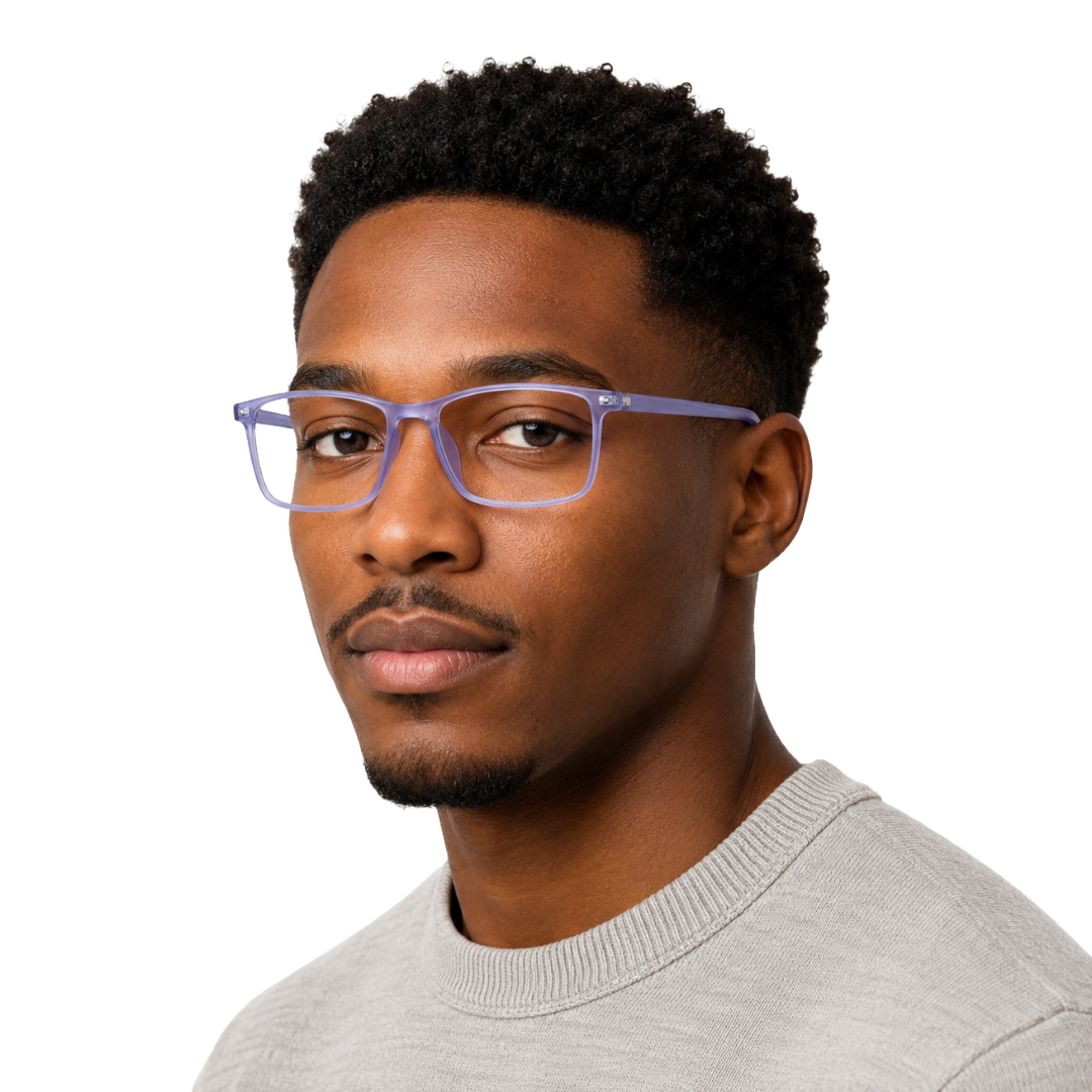 OS JJ Frame 2438 Lightweight Rectangular Eyeglass Frame – Full-Rim Acetate Prescription Glasses-36