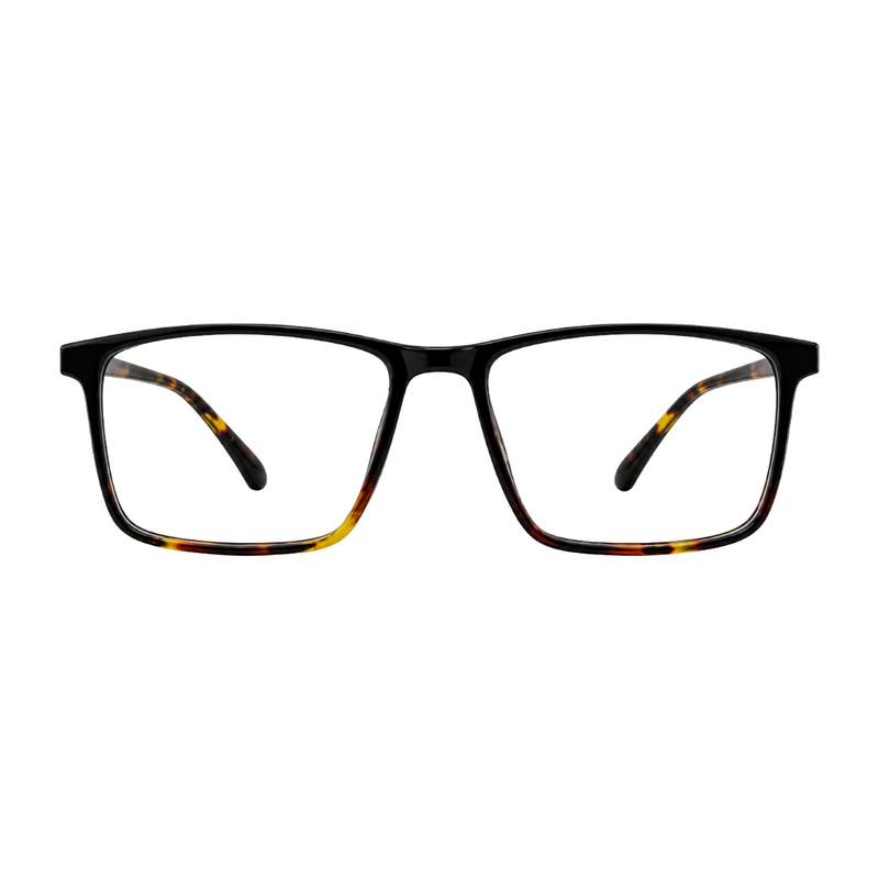 OS JJ Frame 2438 Lightweight Rectangular Eyeglass Frame – Full-Rim Acetate Prescription Glasses-zoom-