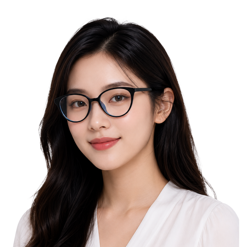 OS JJ Frame 3209 Cat-Eye Glasses-zoom-