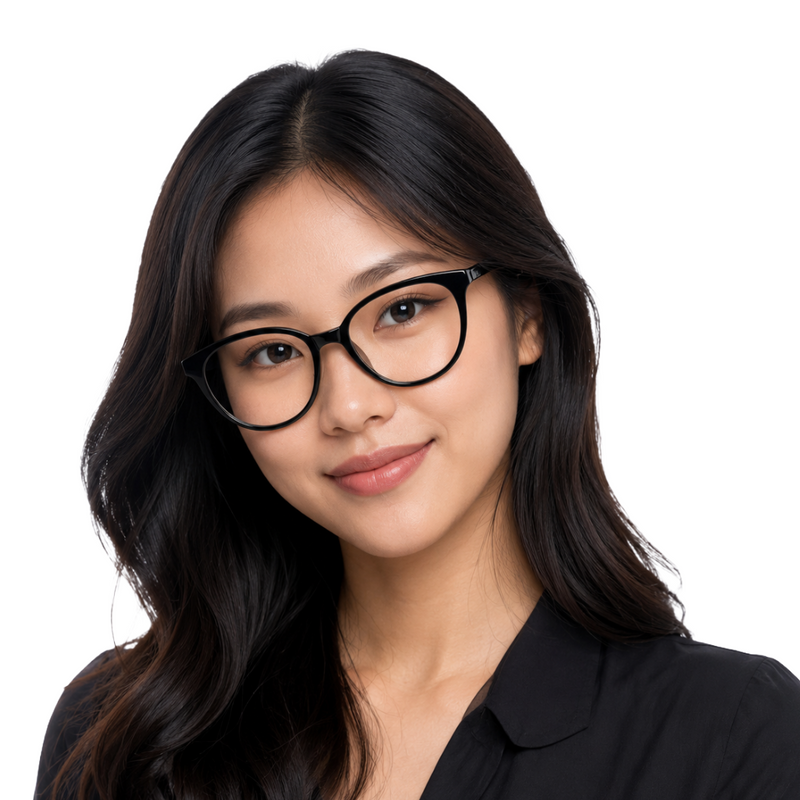 OS JJ Frame 3209 Cat-Eye Glasses-zoom-