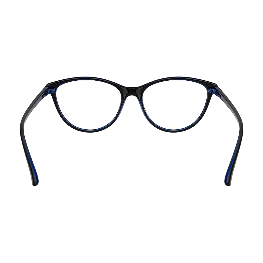 Designer Cat-Eye Eyeglass Frame – Lightweight Acetate Optical Glasses | OS JJ 3210-31