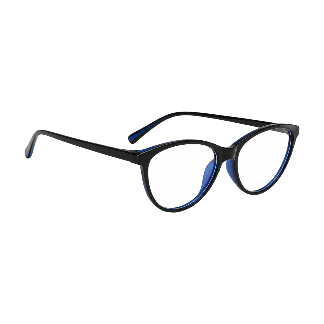 Designer Cat-Eye Eyeglass Frame – Lightweight Acetate Optical Glasses | OS JJ 3210-32