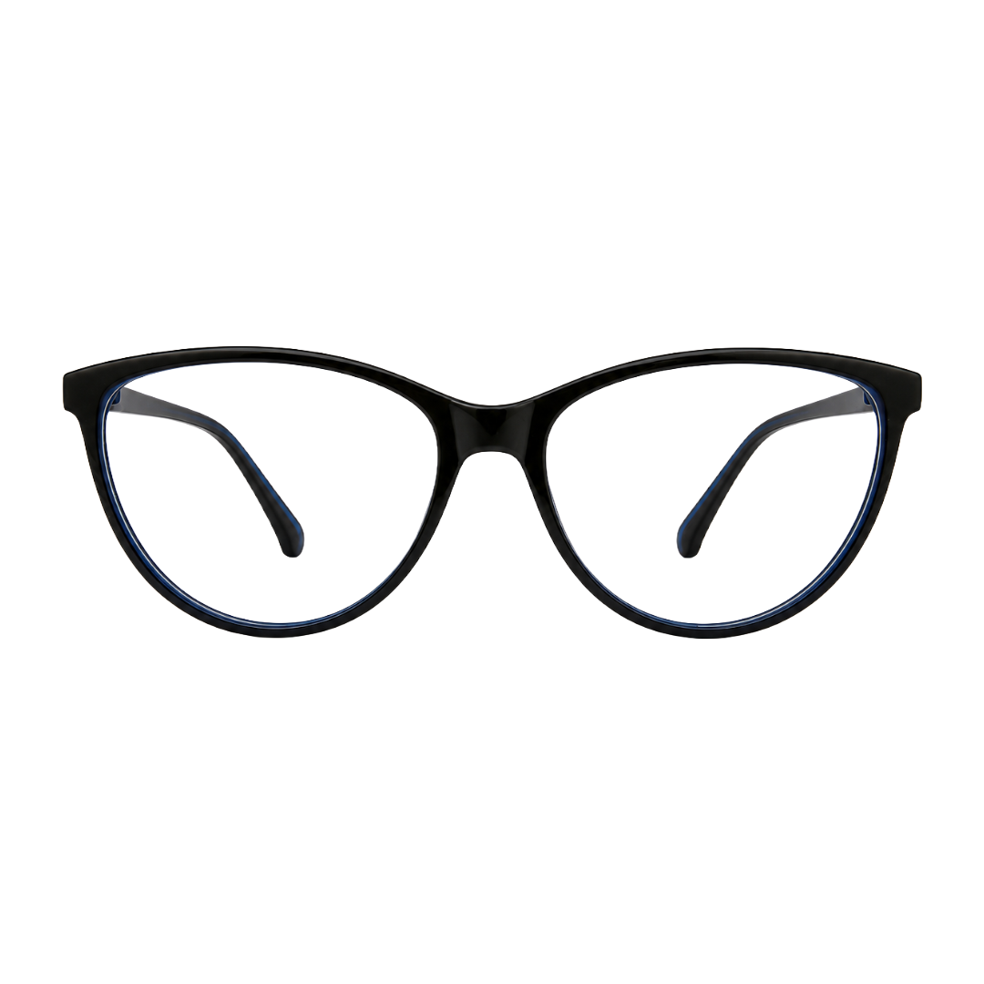 Designer Cat-Eye Eyeglass Frame – Lightweight Acetate Optical Glasses | OS JJ 3210-zoom-28