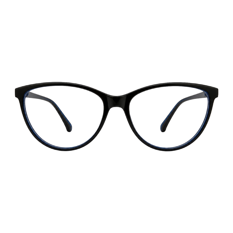 Designer Cat-Eye Eyeglass Frame – Lightweight Acetate Optical Glasses | OS JJ 3210-zoom-