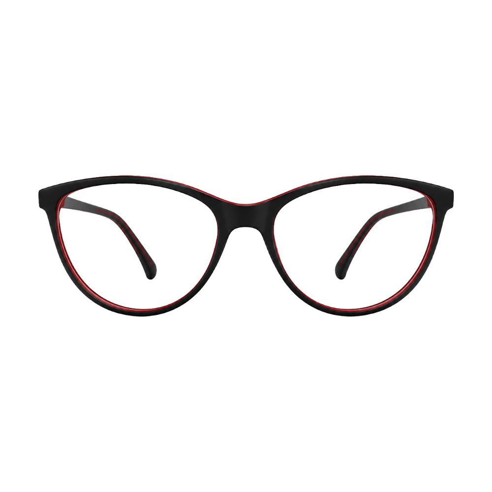 Designer Cat-Eye Eyeglass Frame – Lightweight Acetate Optical Glasses | OS JJ 3210