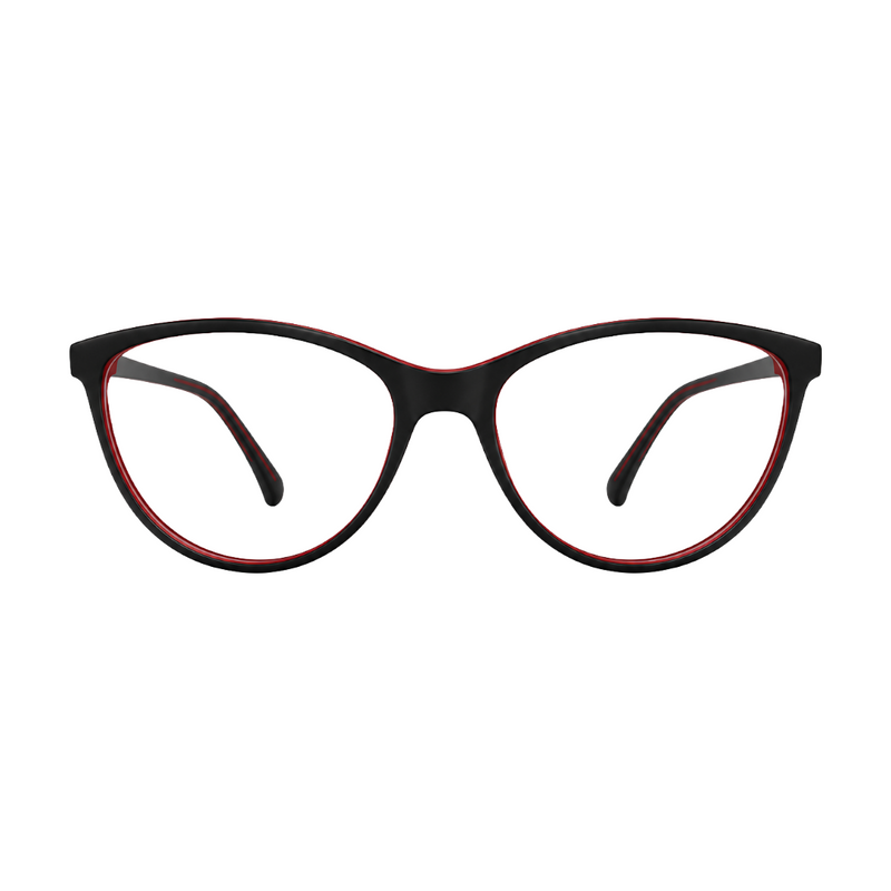 Designer Cat-Eye Eyeglass Frame – Lightweight Acetate Optical Glasses | OS JJ 3210-zoom-