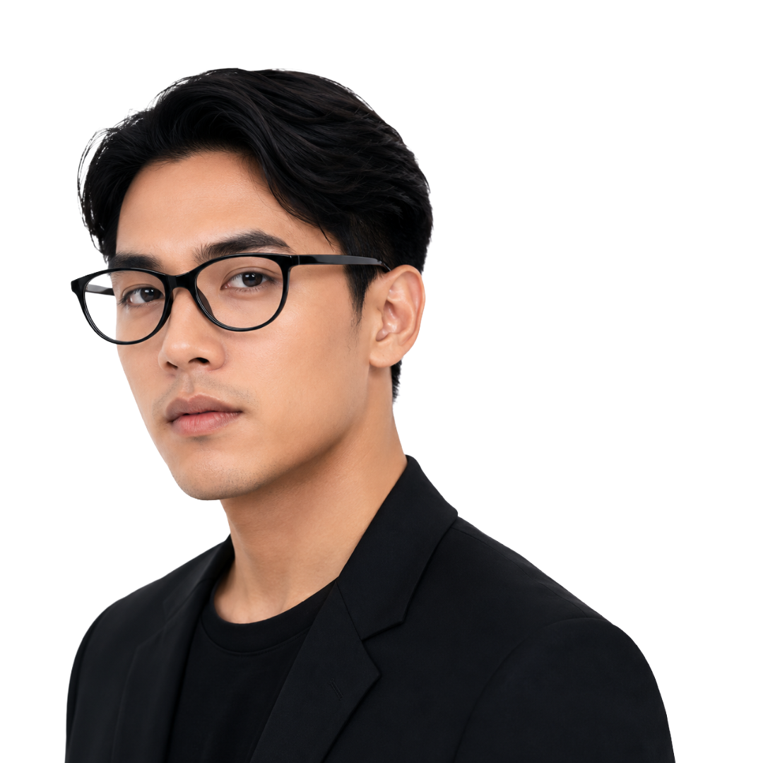 Designer Cat-Eye Eyeglass Frame – Lightweight Acetate Optical Glasses | OS JJ 3210-zoom-16
