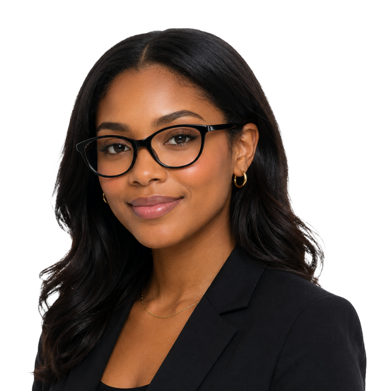 Designer Cat-Eye Eyeglass Frame – Lightweight Acetate Optical Glasses | OS JJ 3210-zoom-