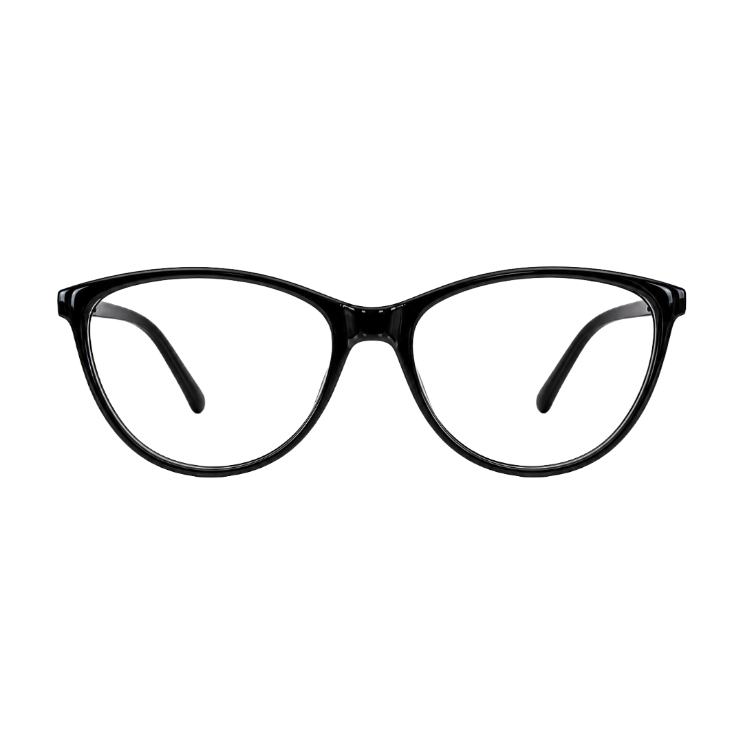 Designer Cat-Eye Eyeglass Frame – Lightweight Acetate Optical Glasses | OS JJ 3210-10