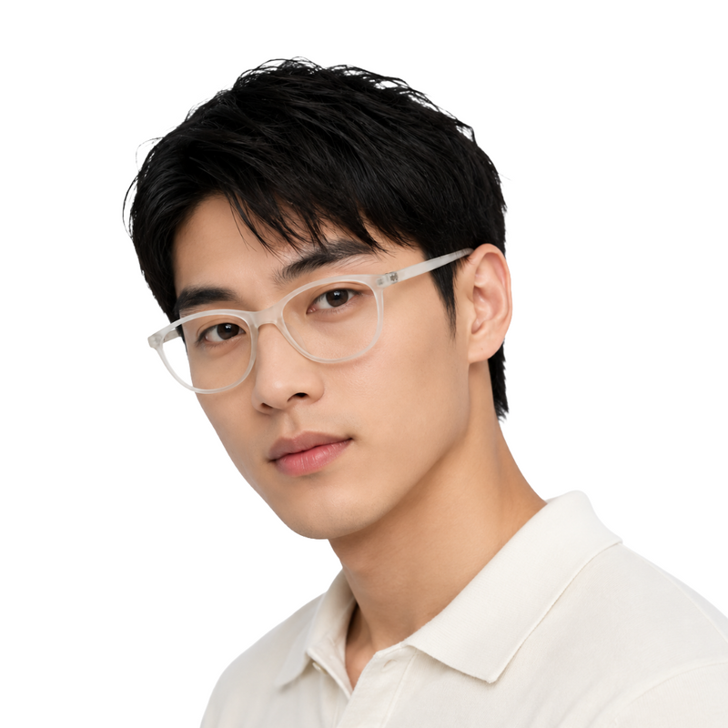 Designer Cat-Eye Eyeglass Frame – Lightweight Acetate Optical Glasses | OS JJ 3210-zoom-