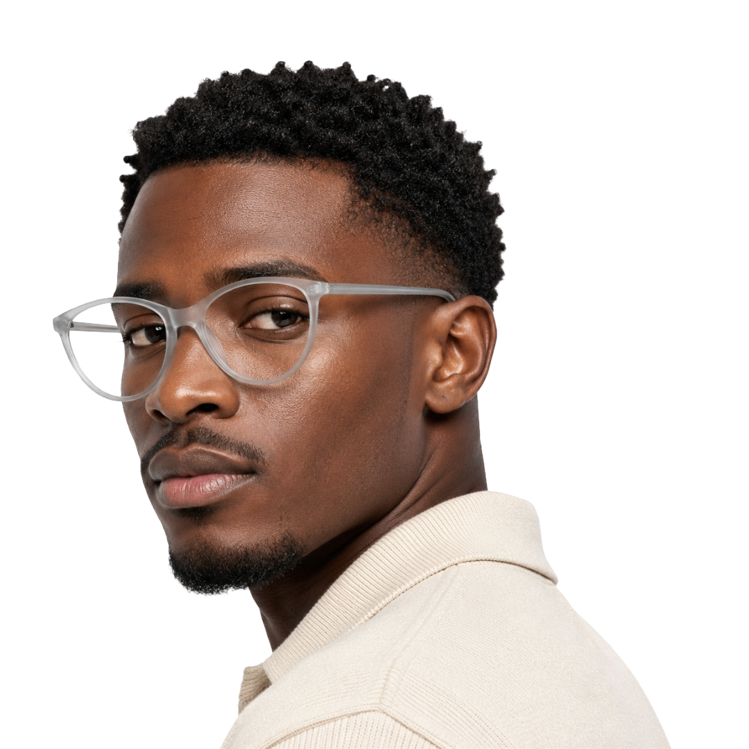 Designer Cat-Eye Eyeglass Frame – Lightweight Acetate Optical Glasses | OS JJ 3210-52