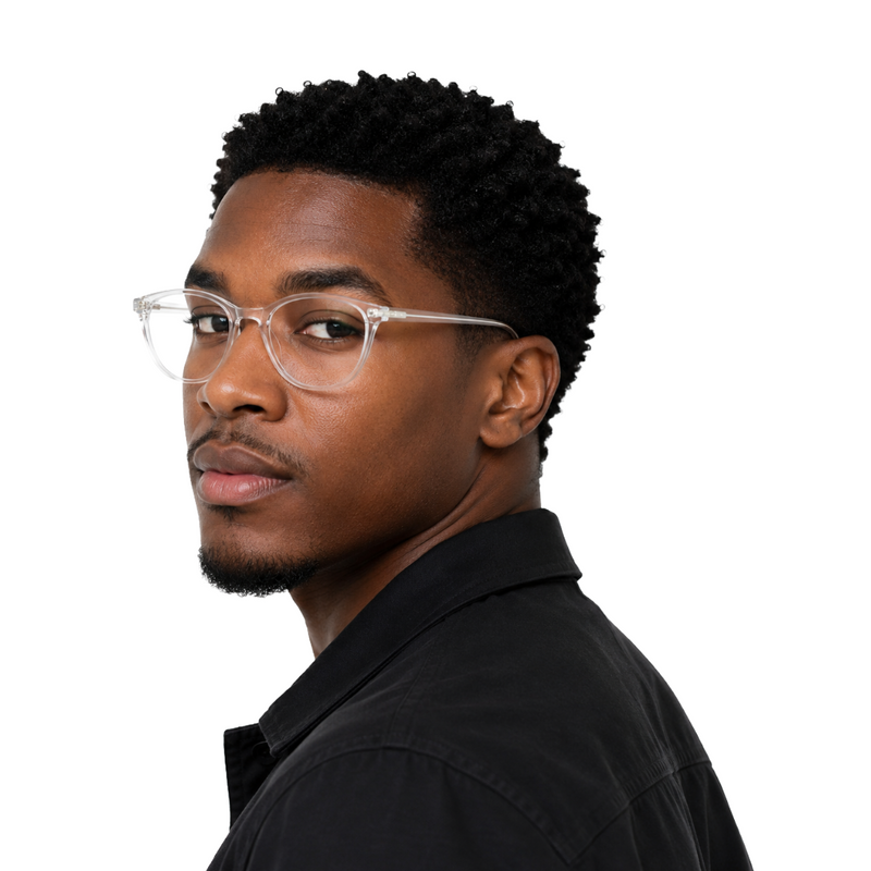Designer Cat-Eye Eyeglass Frame – Lightweight Acetate Optical Glasses | OS JJ 3210-zoom-