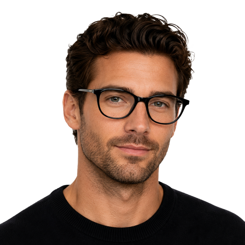 OS JJ FRAME 3218 | Round Cat-Eye Prescription Eyeglasses-zoom-