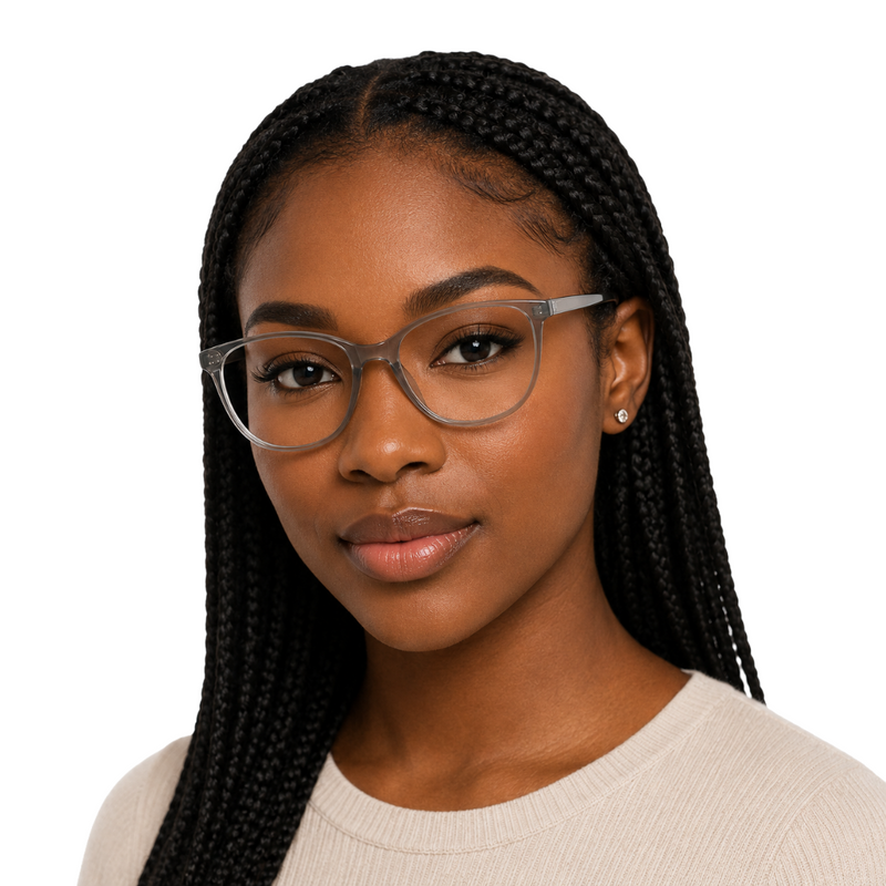 OS JJ FRAME 3218 | Round Cat-Eye Prescription Eyeglasses-zoom-