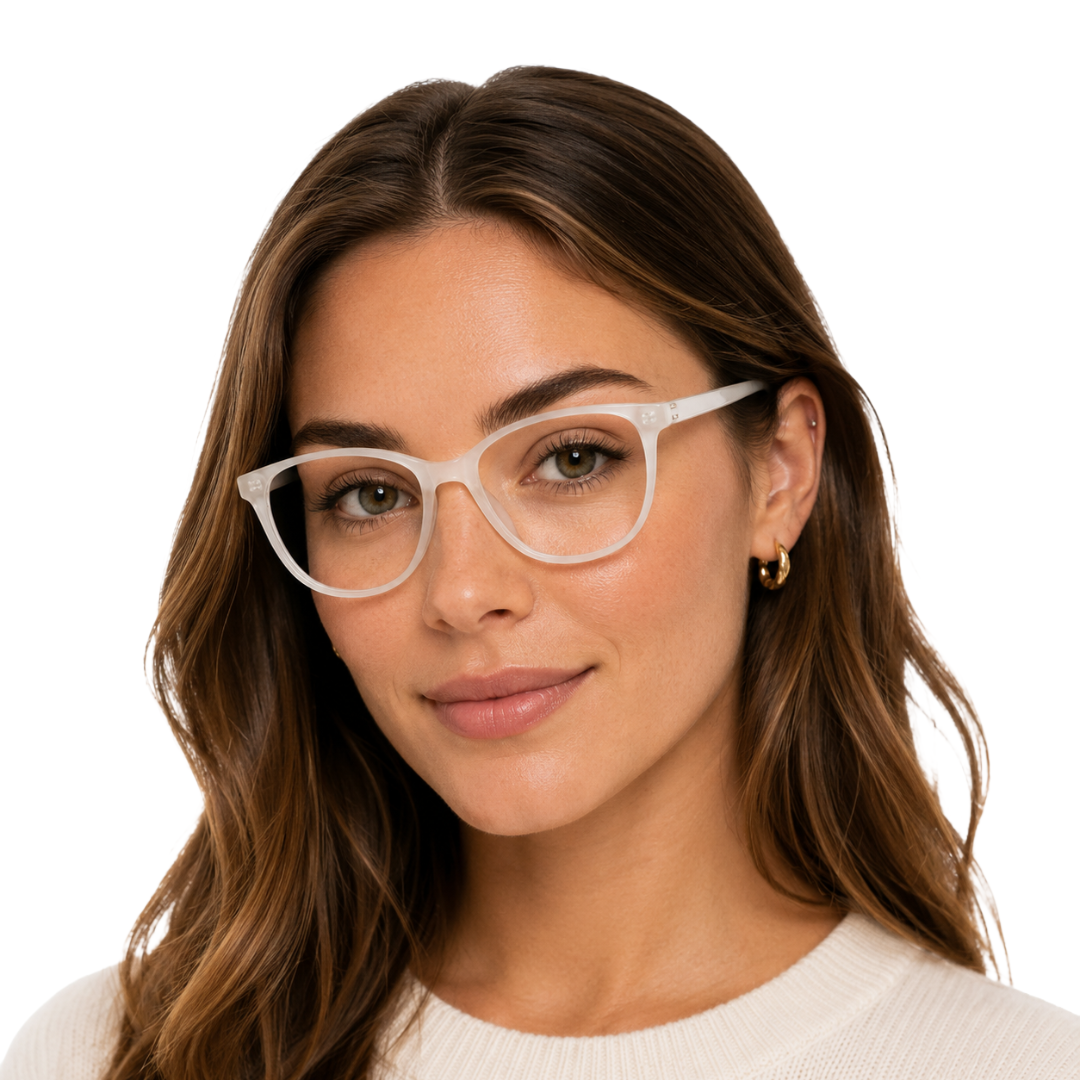 OS JJ FRAME 3218 | Round Cat-Eye Prescription Eyeglasses-60