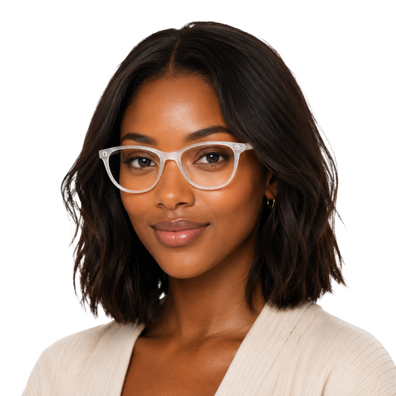 OS JJ FRAME 3218 | Round Cat-Eye Prescription Eyeglasses-zoom-