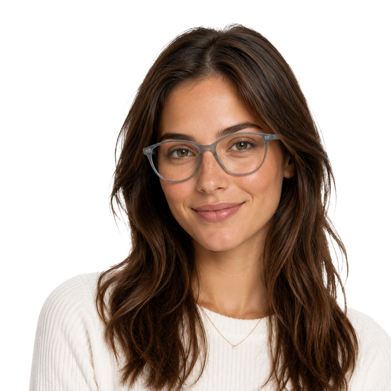 OS JJ FRAME 3218 | Round Cat-Eye Prescription Eyeglasses-zoom-