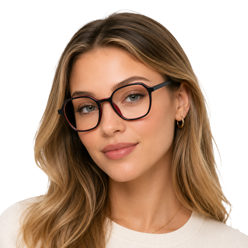 OS JJ 3223 Geometric Eyeglasses-zoom-