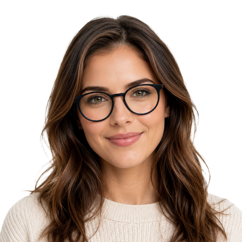 OS JJ Frame 3227 | Round Prescription Eyeglasses-zoom-