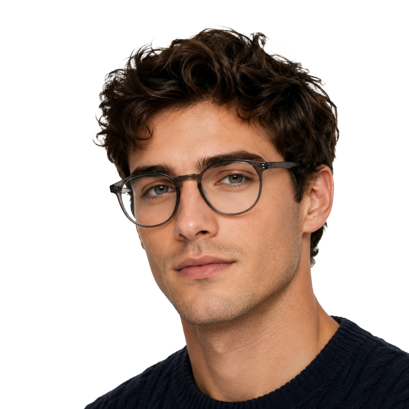 OS JJ Frame 3227 | Round Prescription Eyeglasses-zoom-