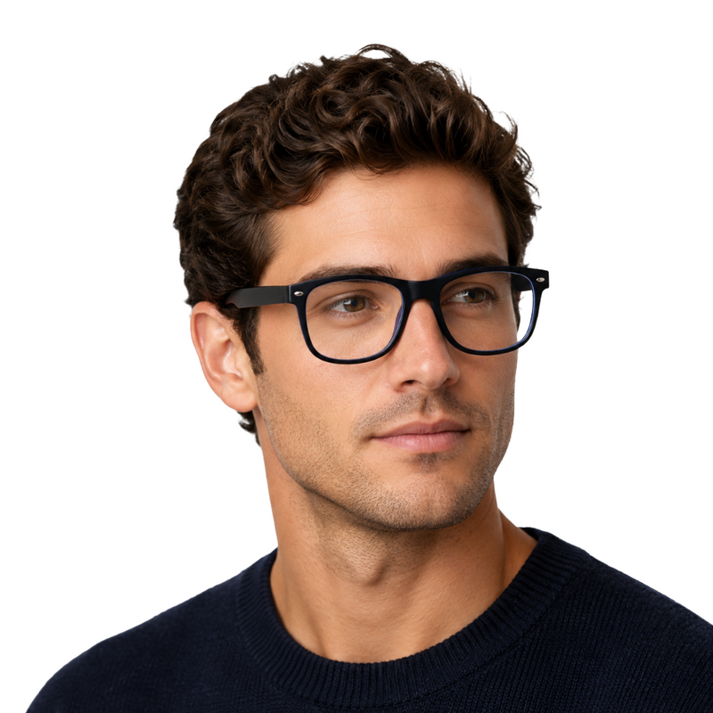 OS JJ FRAME 3229 | Wide Rectangular Eyeglasses-zoom-